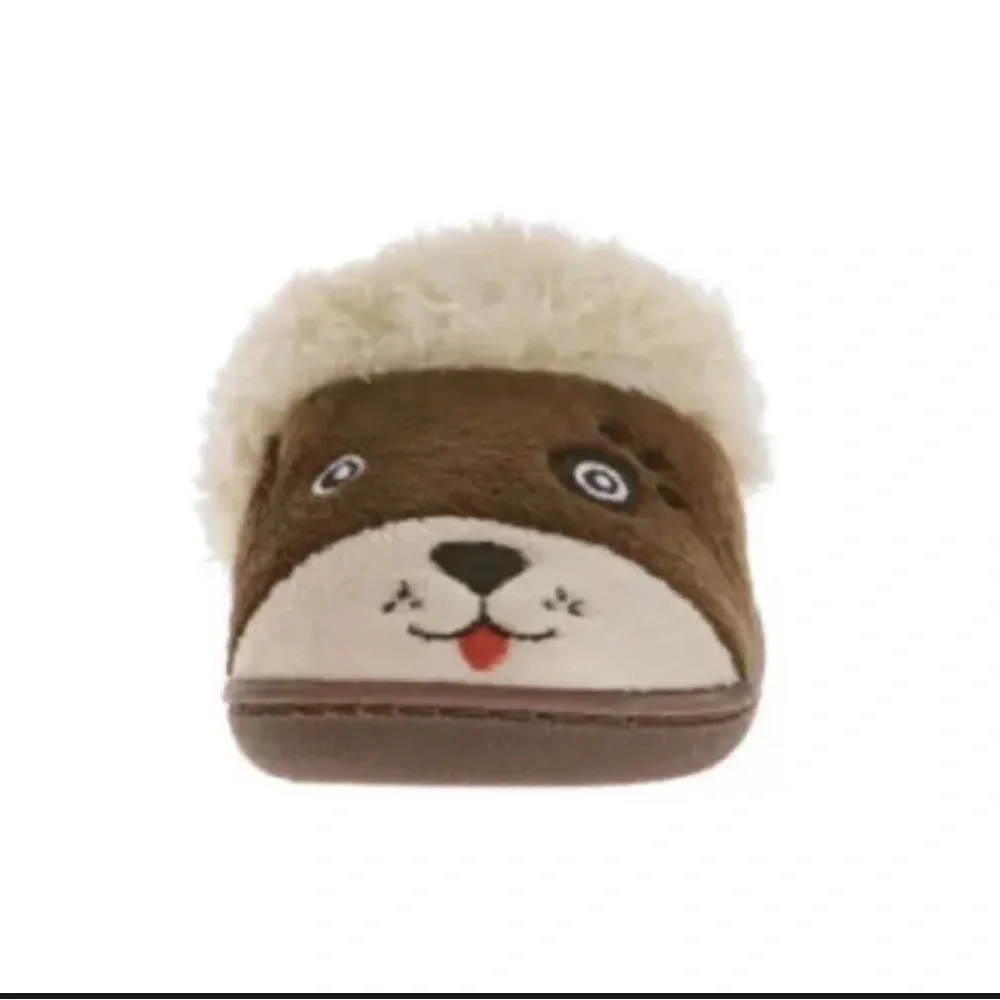 Wonder Nation Toddler Unisex Puppy/Dog Slip on Slippers size 7/8